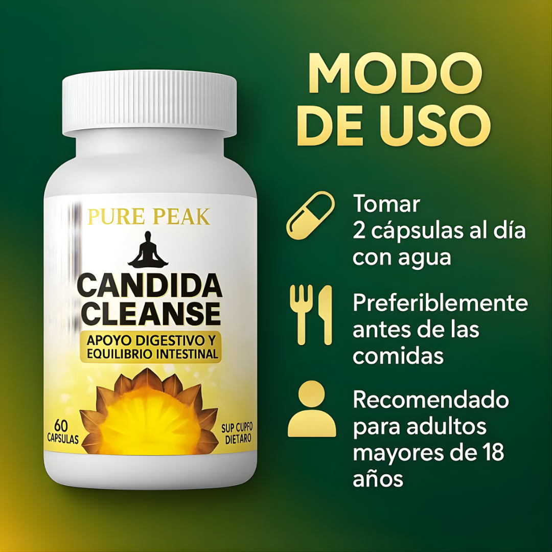 CANDIDA CLEANSE – Equilibrio intestinal, apoyo digestivo y bienestar interno diario