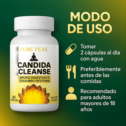 CANDIDA CLEANSE – Equilibrio intestinal, apoyo digestivo y bienestar interno diario