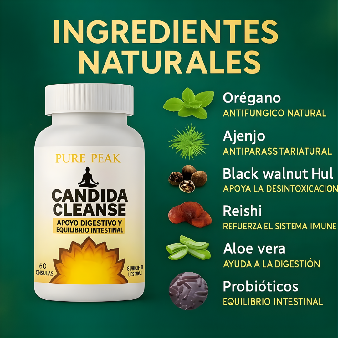 CANDIDA CLEANSE – Equilibrio intestinal, apoyo digestivo y bienestar interno diario