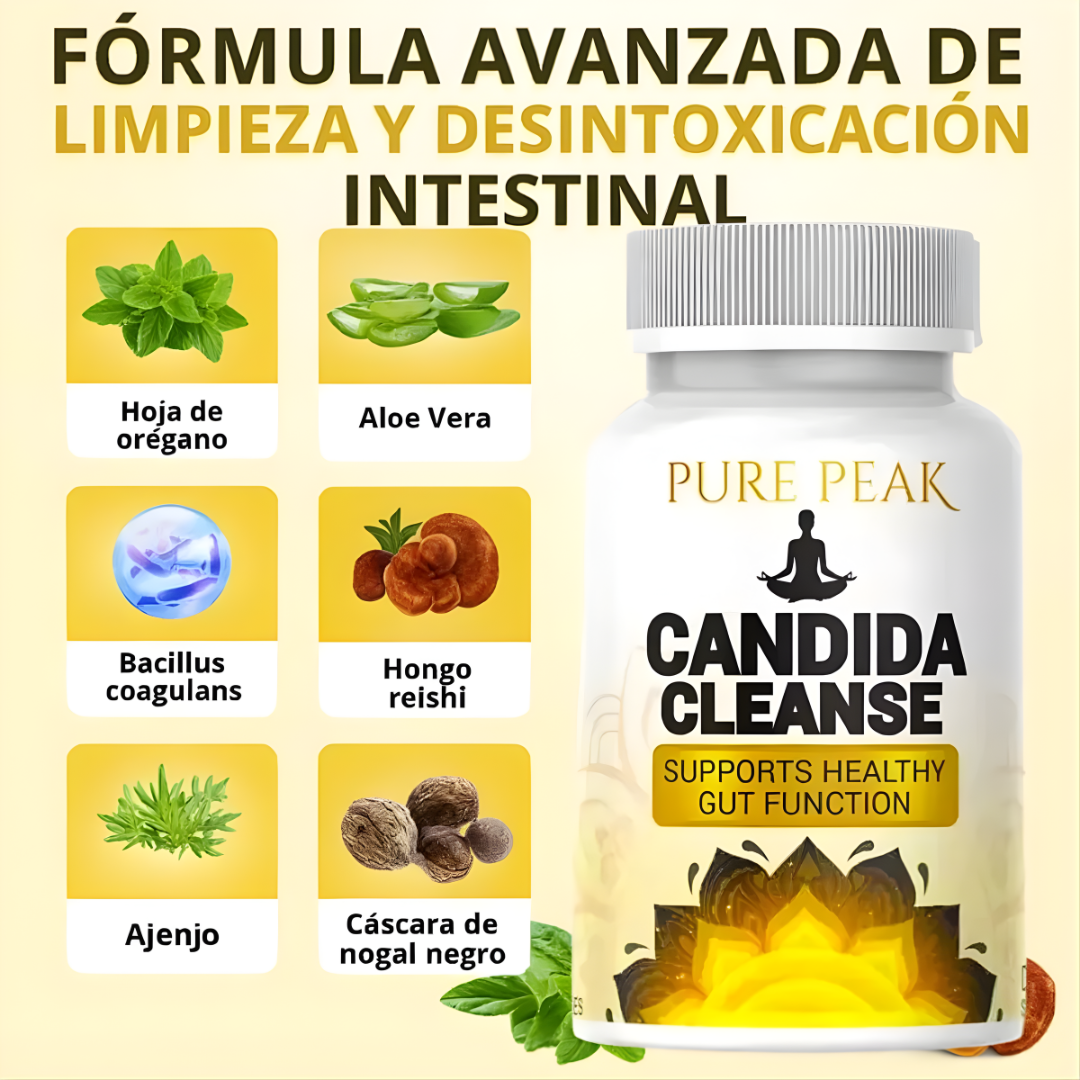 CANDIDA CLEANSE – Equilibrio intestinal, apoyo digestivo y bienestar interno diario